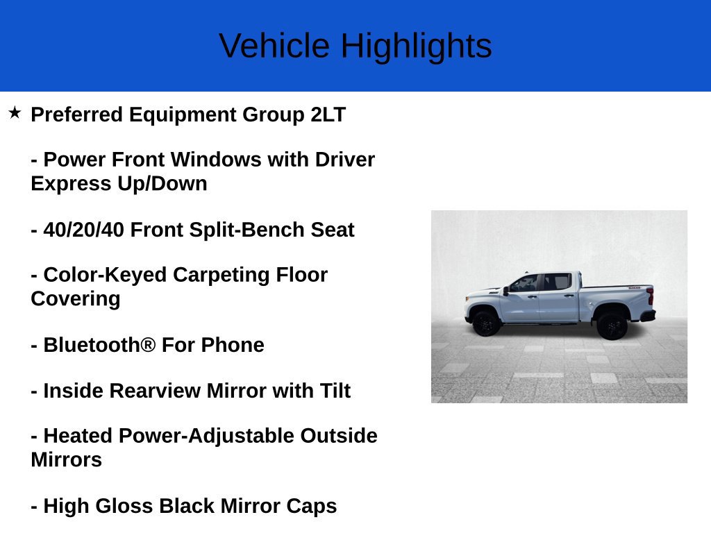 New 2026 Chevrolet Silverado 1500 LT Trail Boss Truck Crew Cab
