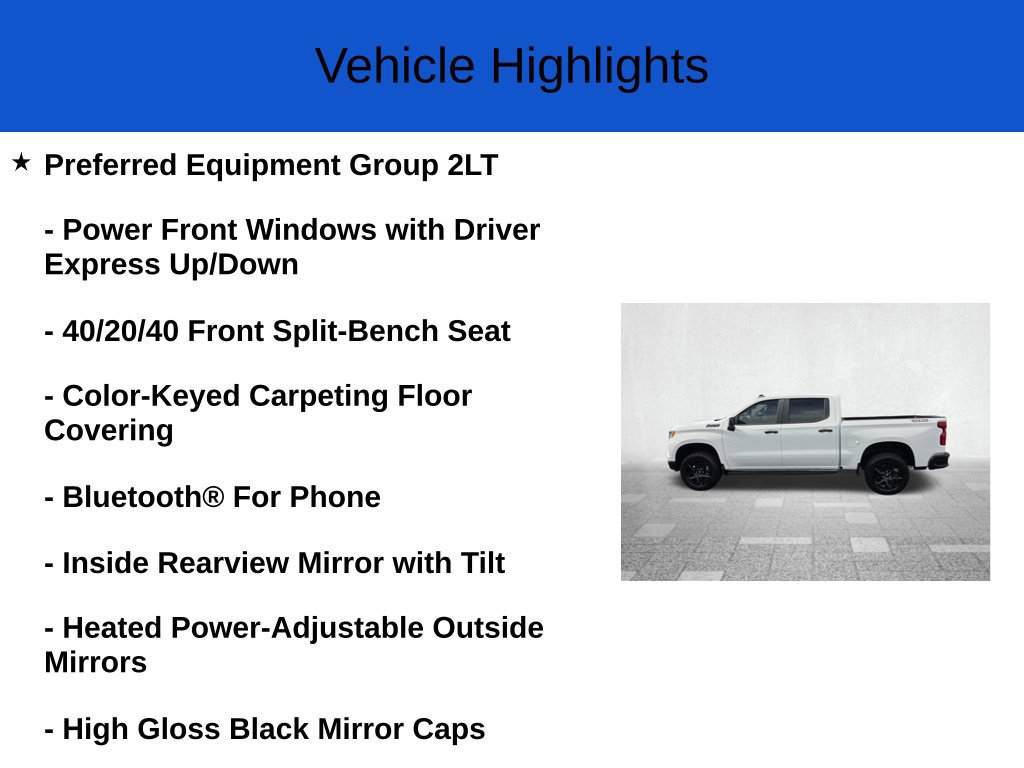 New 2026 Chevrolet Silverado 1500 LT Trail Boss Truck Crew Cab