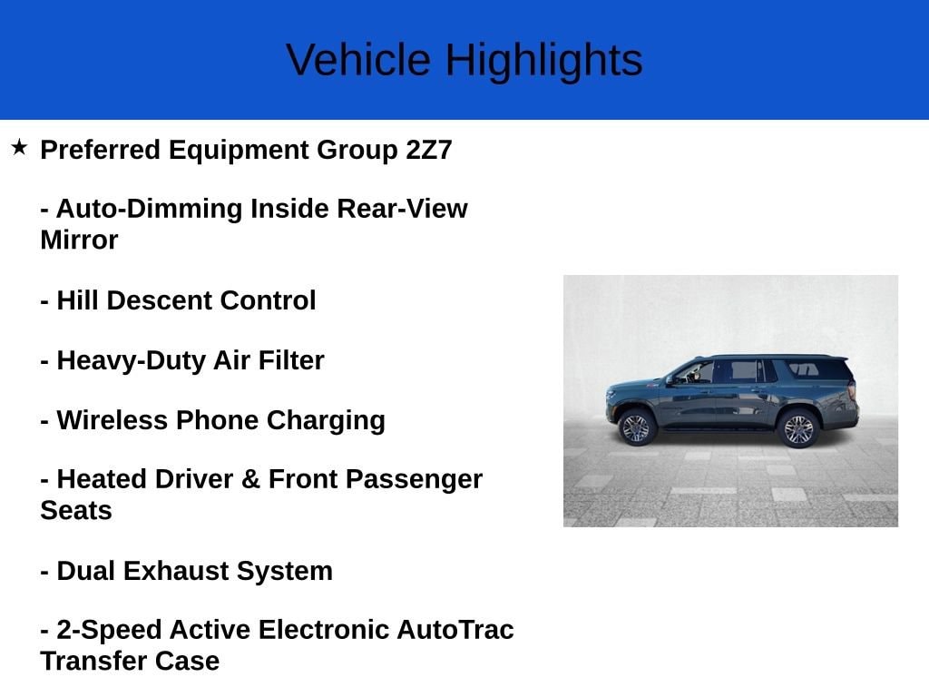 New 2026 Chevrolet Suburban Z71 SUV