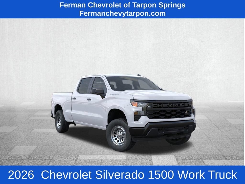 New 2026 Chevrolet Silverado 1500 Work Truck Truck Crew Cab
