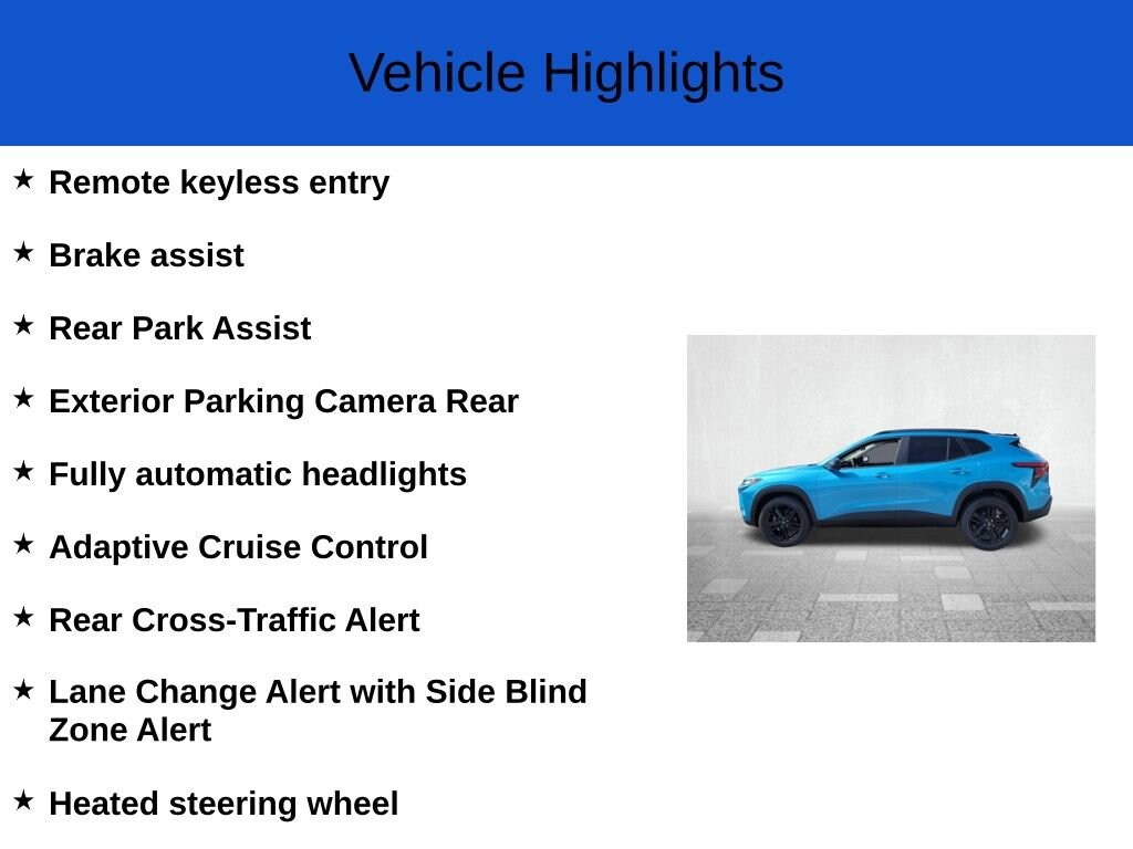 New 2025 Chevrolet Trax ACTIV SUV