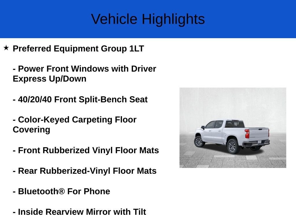 New 2026 Chevrolet Silverado 1500 LT w/1LT Truck Crew Cab