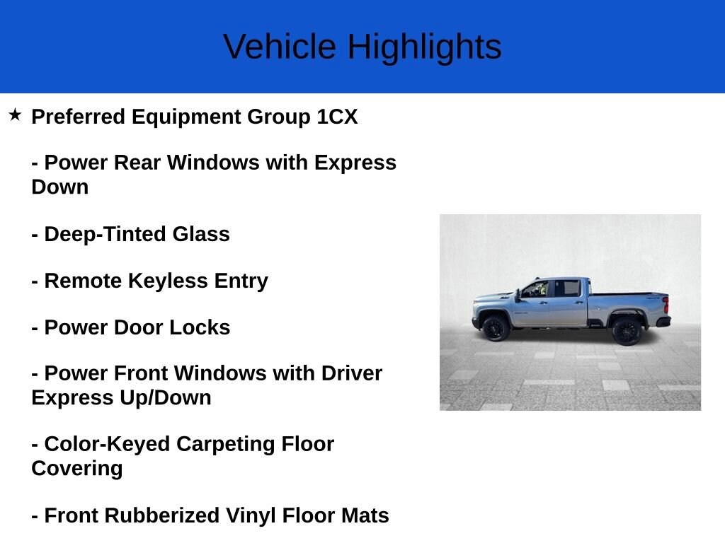 New 2026 Chevrolet Silverado 2500 HD Custom Truck Crew Cab