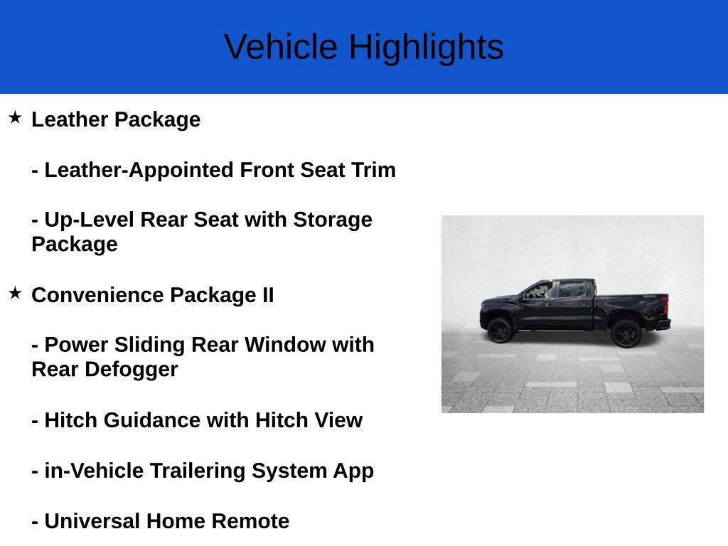 New 2026 Chevrolet Silverado 1500 LT Trail Boss Truck Crew Cab