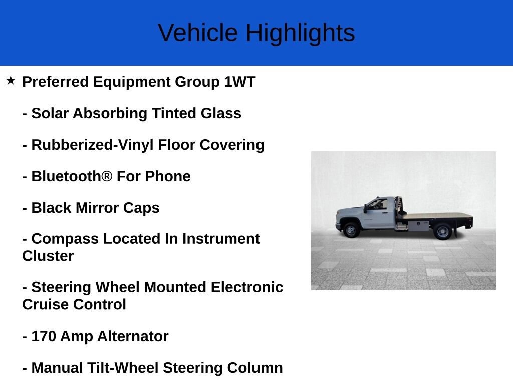 New 2025 Chevrolet Silverado 3500 HD Chassis Work Truck Truck Regular Cab