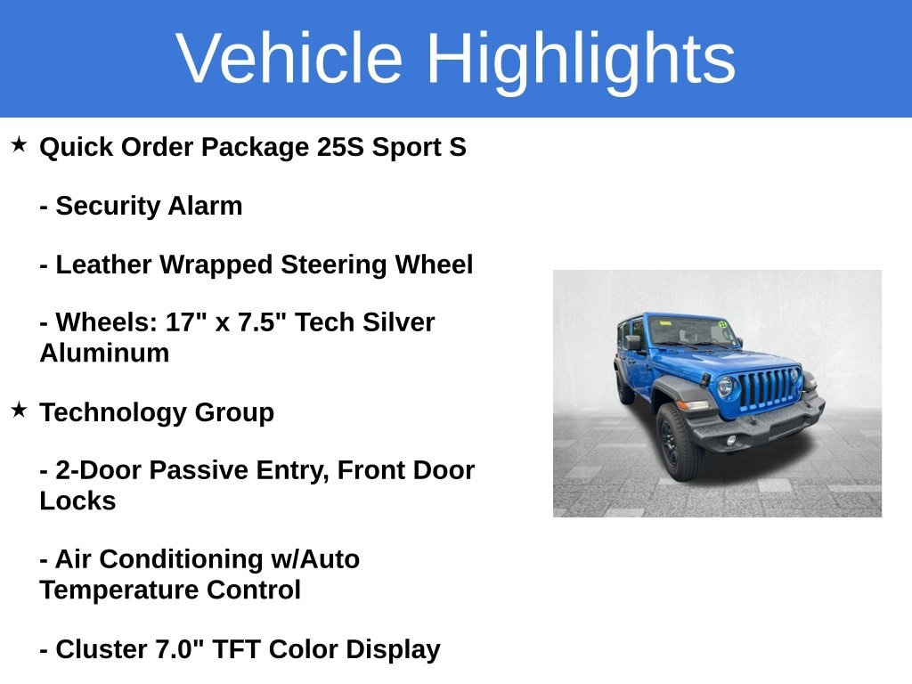 Used 2022 Jeep Wrangler Unlimited Sport SUV