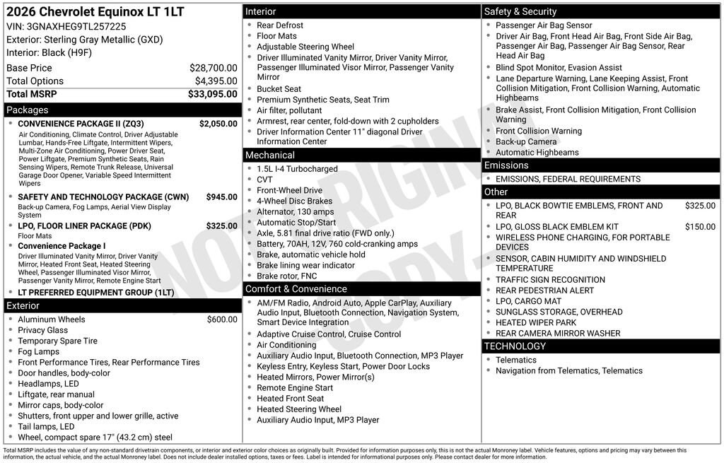 New 2026 Chevrolet Equinox LT SUV