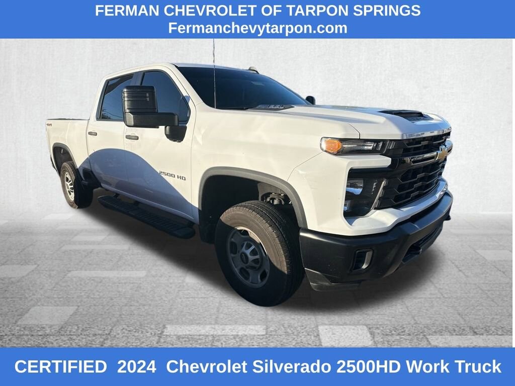 Certified 2024 Chevrolet Silverado 2500 HD Work Truck Truck Crew Cab