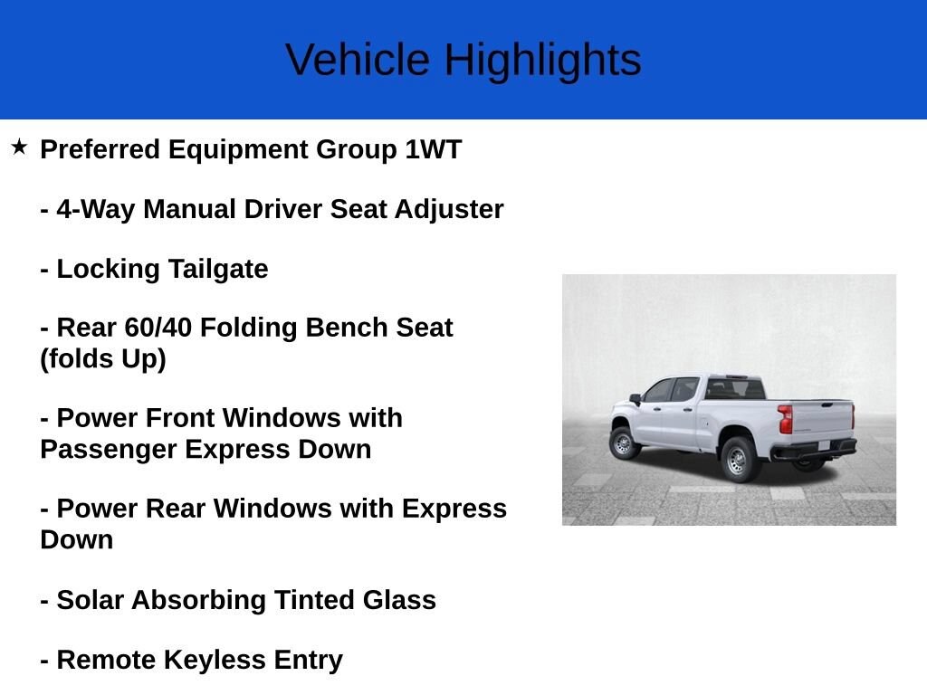 New 2026 Chevrolet Silverado 1500 Work Truck Truck Crew Cab