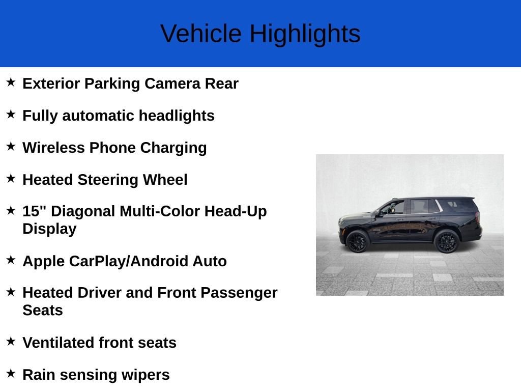 New 2026 Chevrolet Tahoe High Country SUV