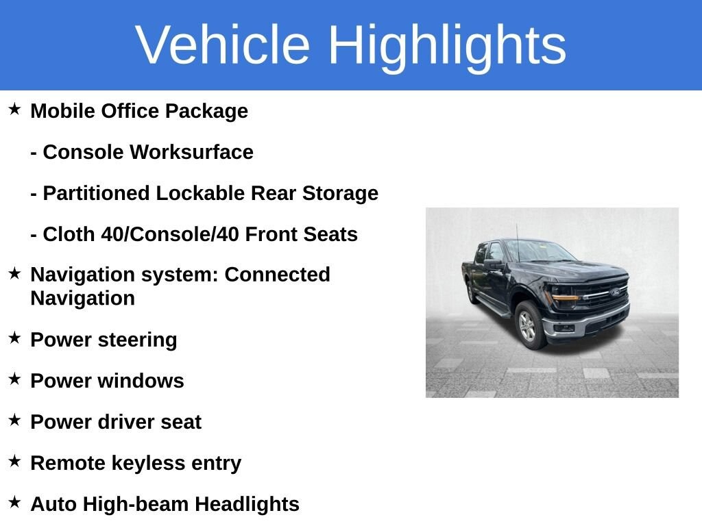 Certified 2024 Ford F-150 XLT Truck SuperCrew Cab