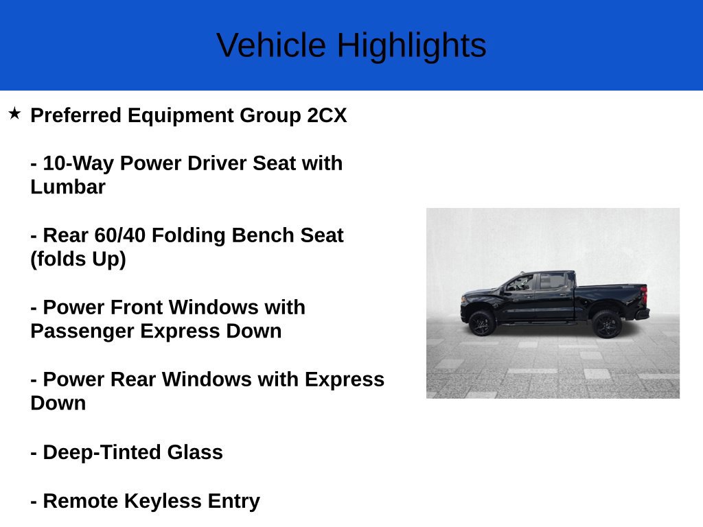 New 2026 Chevrolet Silverado 1500 Custom Trail Boss Truck Crew Cab