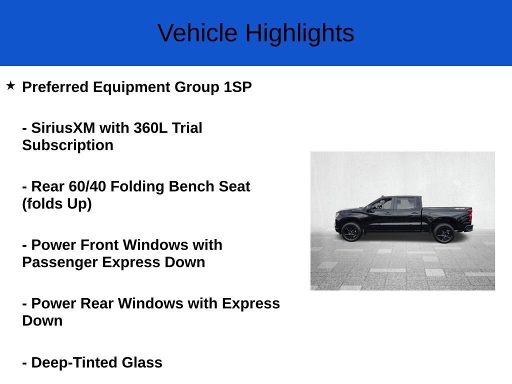 New 2026 Chevrolet Silverado 1500 RST Truck Crew Cab