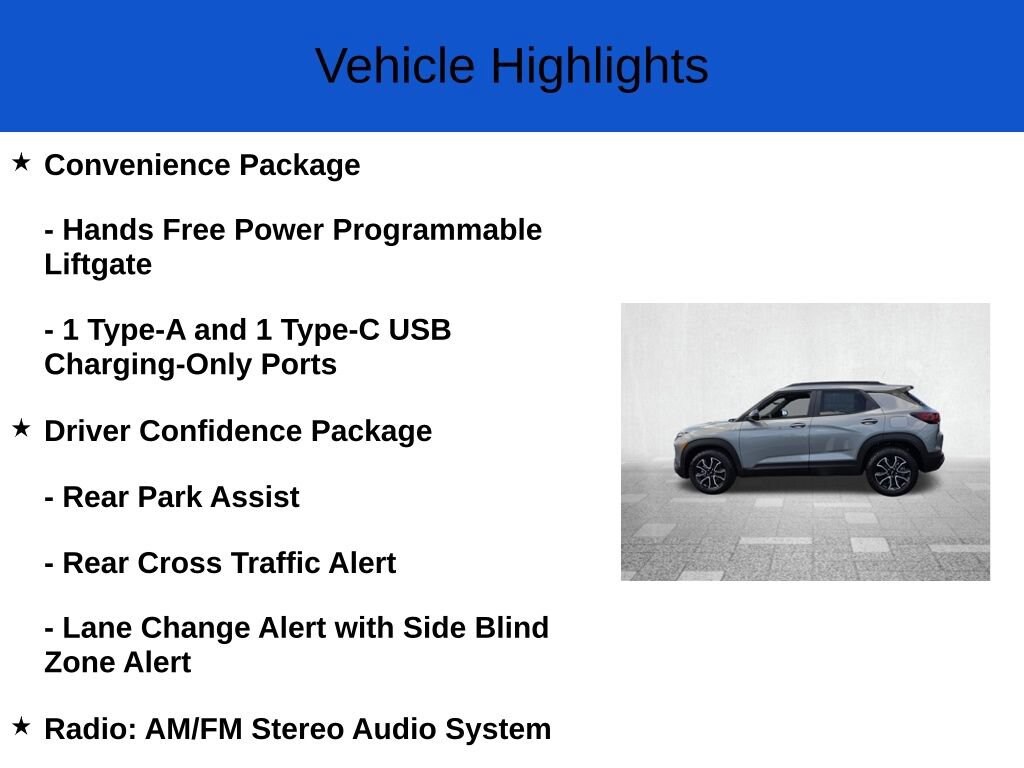 New 2026 Chevrolet Trailblazer ACTIV SUV