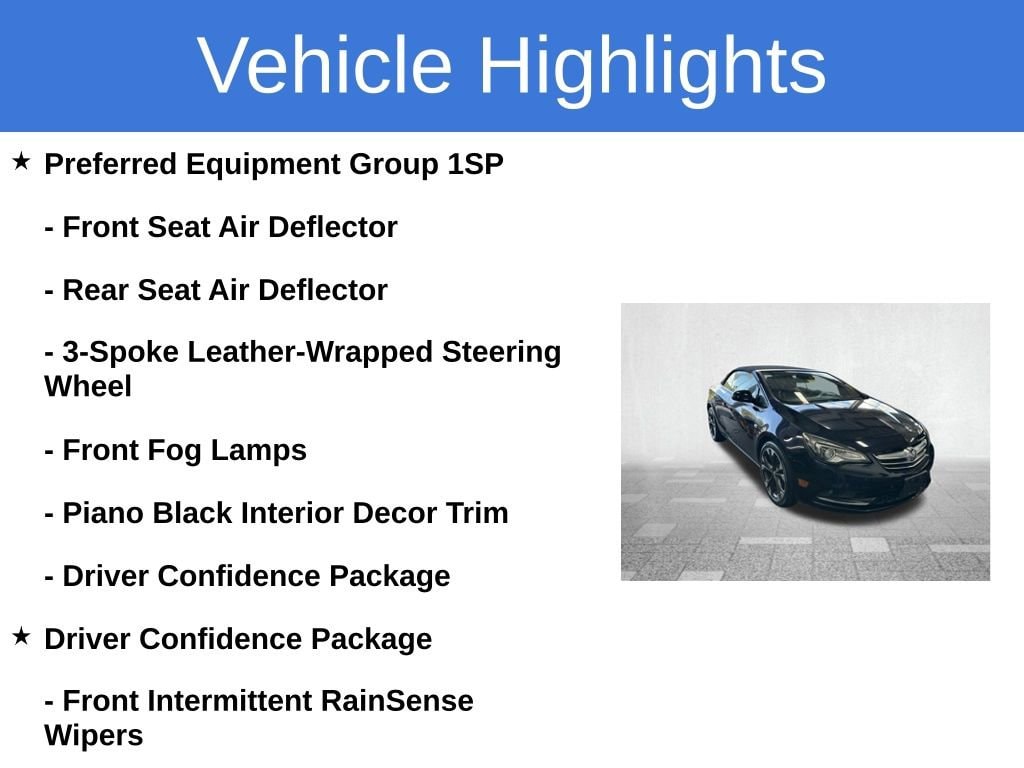 Certified 2019 Buick Cascada Premium Convertible