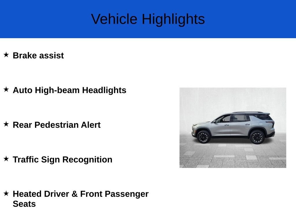 New 2026 Chevrolet Traverse Z71 SUV