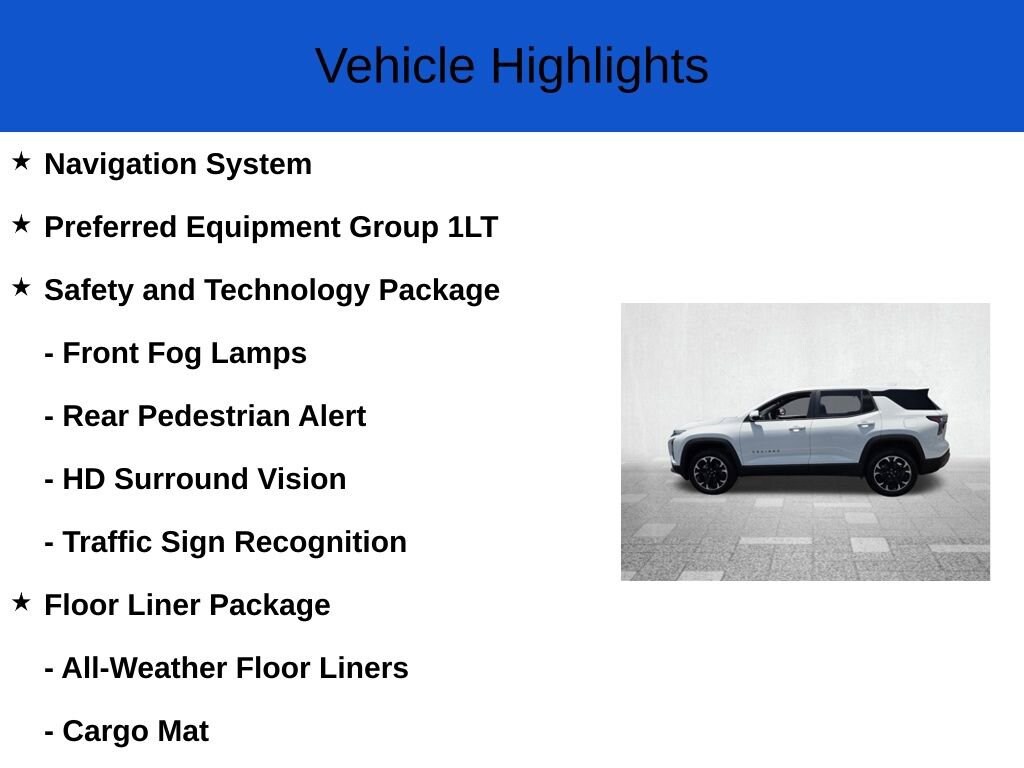 New 2026 Chevrolet Equinox LT SUV