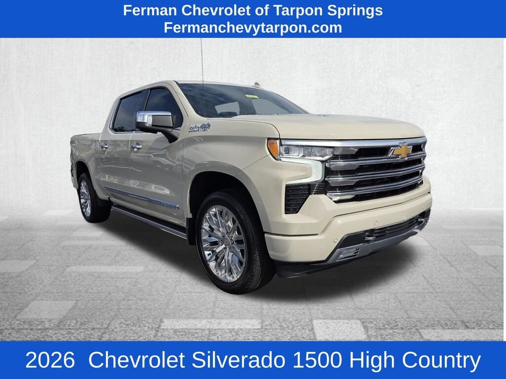 New 2026 Chevrolet Silverado 1500 High Country Truck Crew Cab