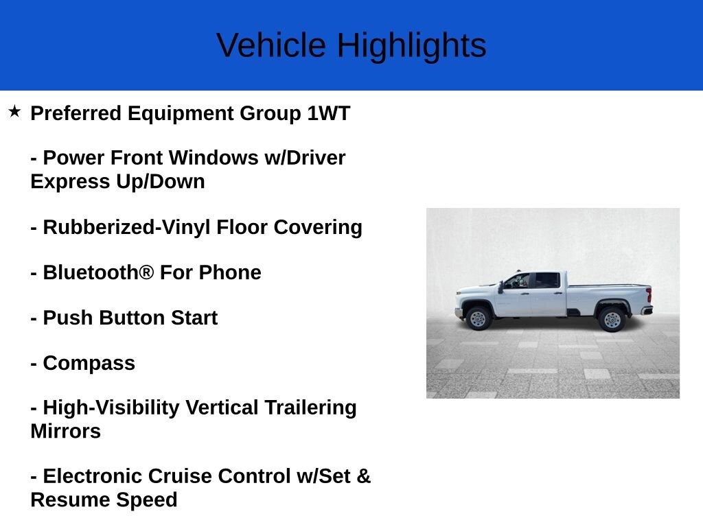 New 2026 Chevrolet Silverado 2500 HD Work Truck Truck Crew Cab