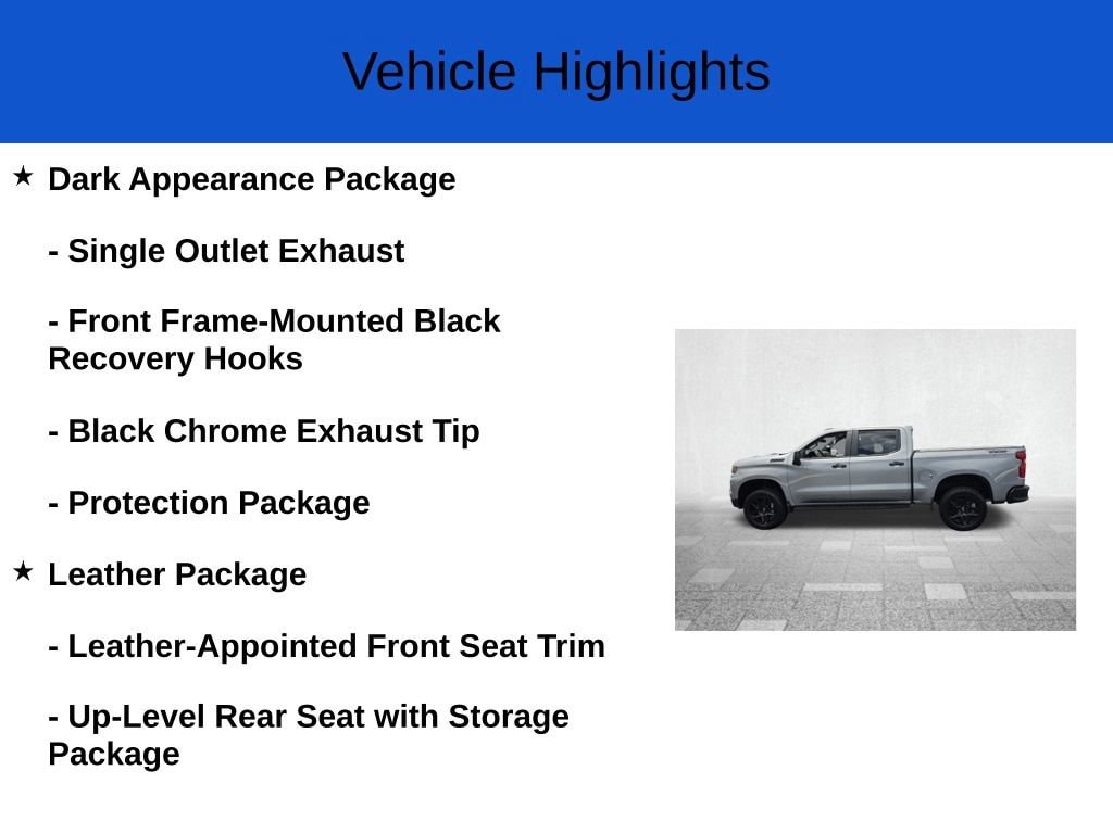 New 2026 Chevrolet Silverado 1500 LT Trail Boss Truck Crew Cab