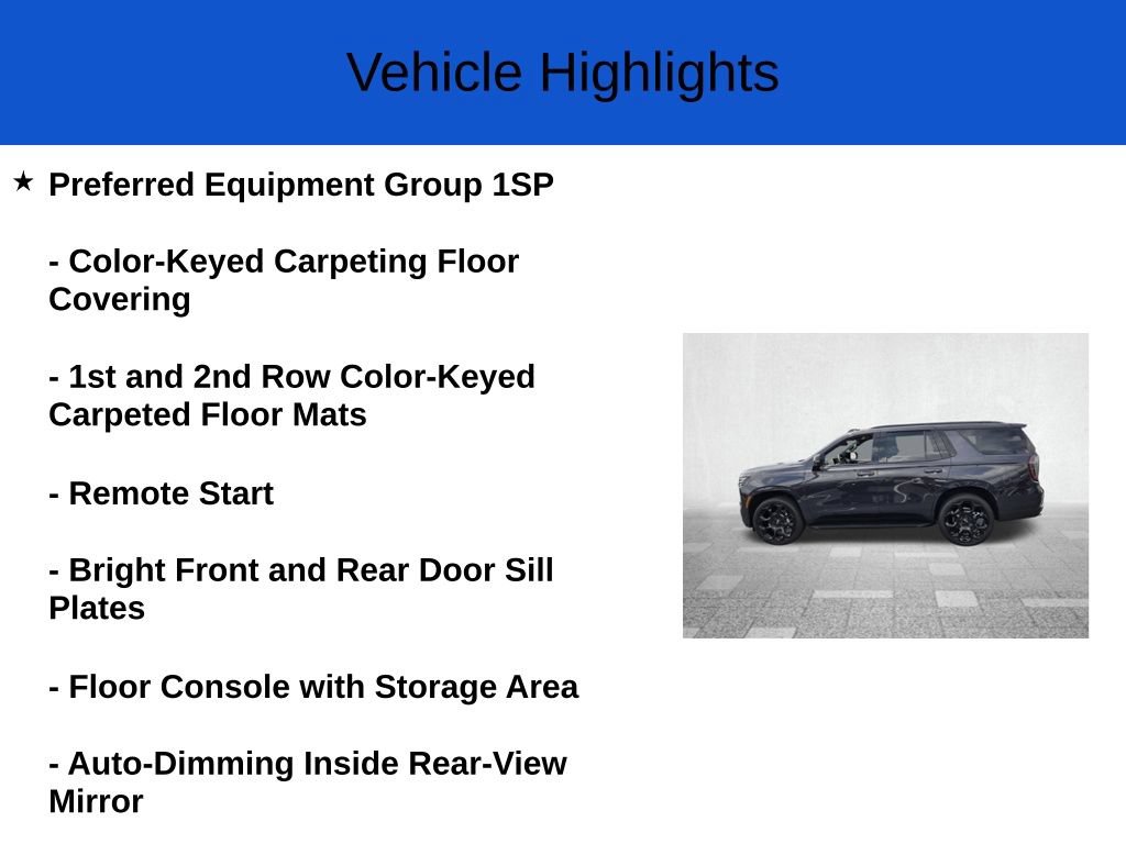 New 2026 Chevrolet Tahoe RST SUV