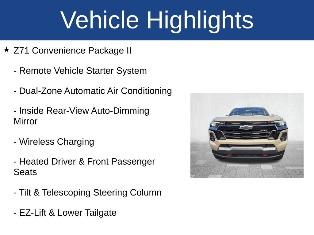 Used 2023 Chevrolet Colorado Z71 Truck Crew Cab