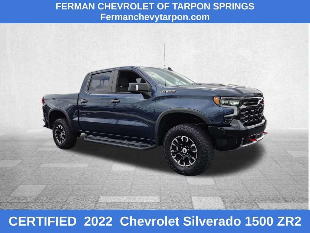 Certified 2022 Chevrolet Silverado 1500 ZR2 Truck Crew Cab