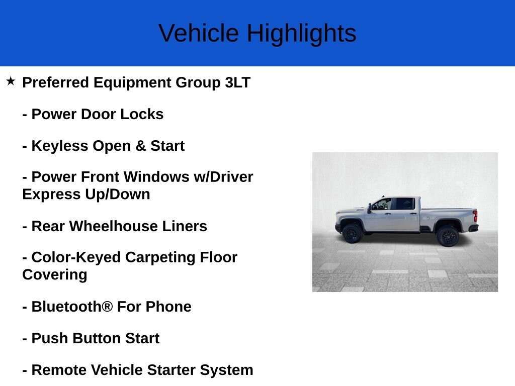 New 2026 Chevrolet Silverado 2500 HD ZR2 Truck Crew Cab