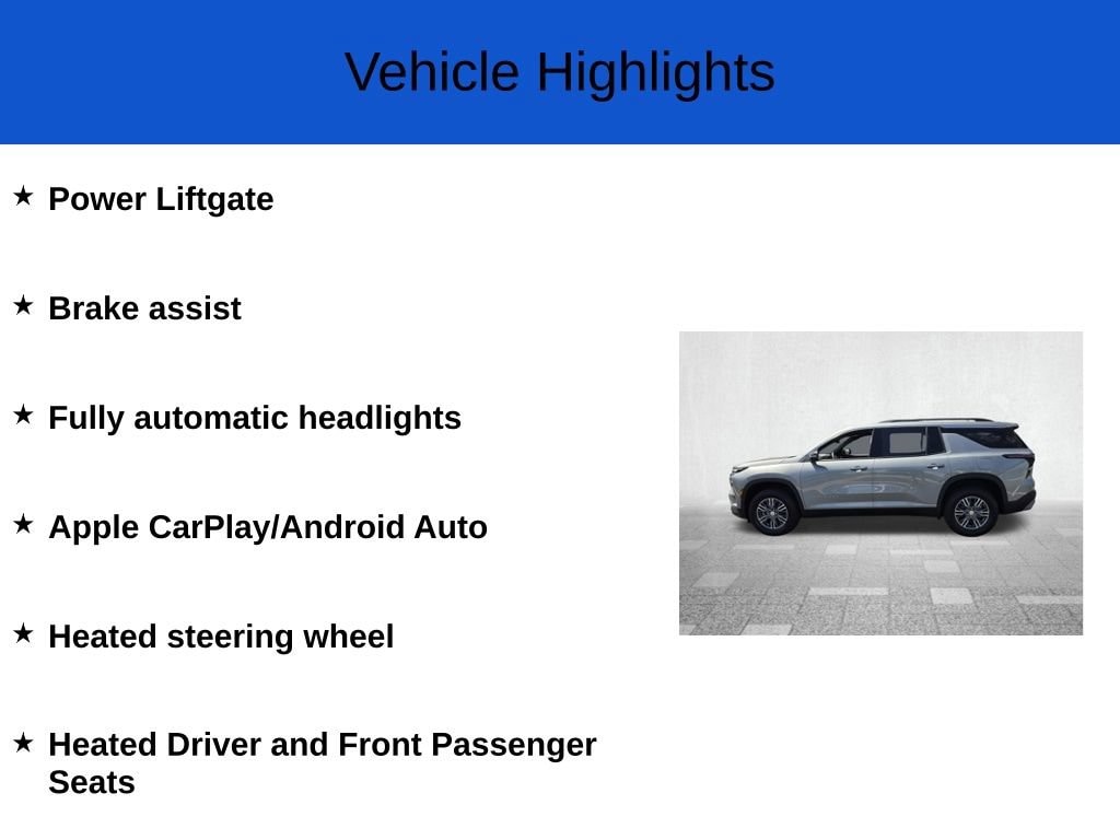New 2026 Chevrolet Traverse LT SUV