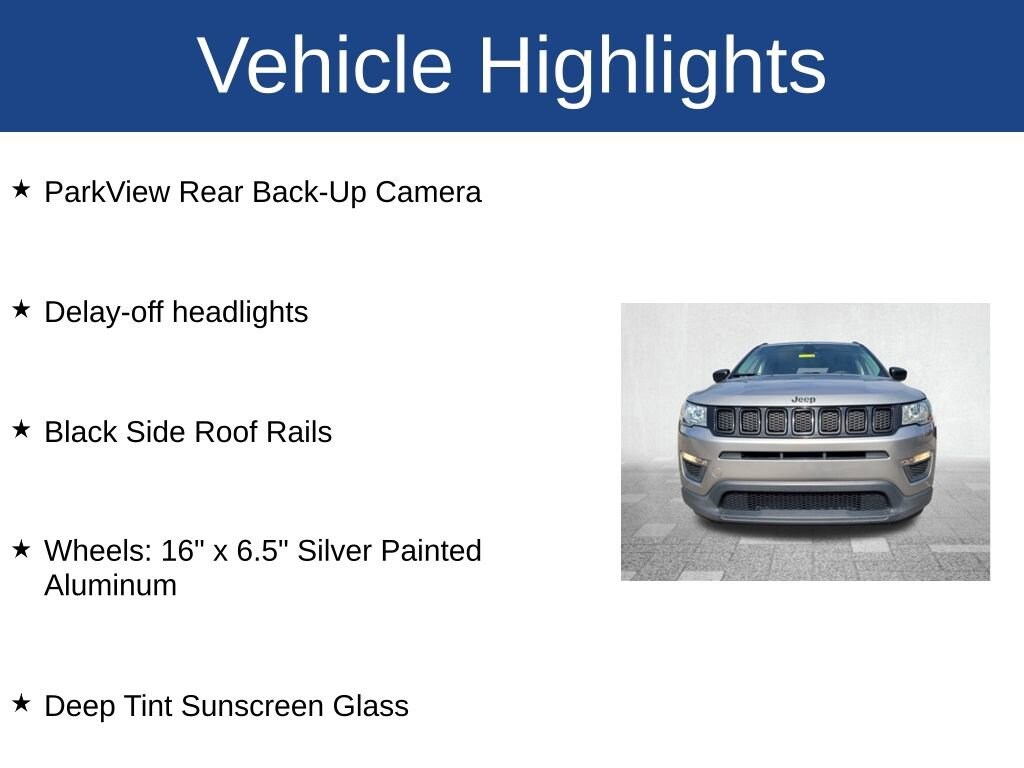 Used 2018 Jeep Compass Sport FWD SUV