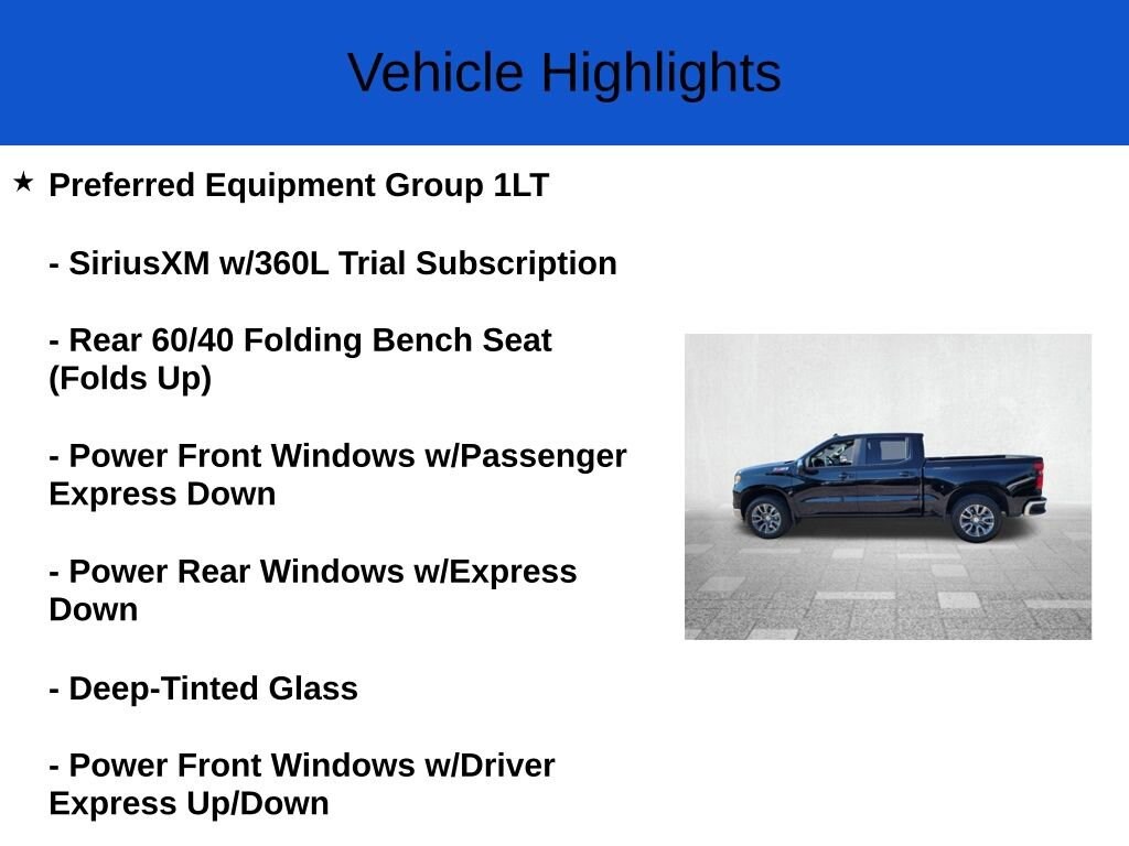 New 2025 Chevrolet Silverado 1500 LT w/1LT Truck Crew Cab