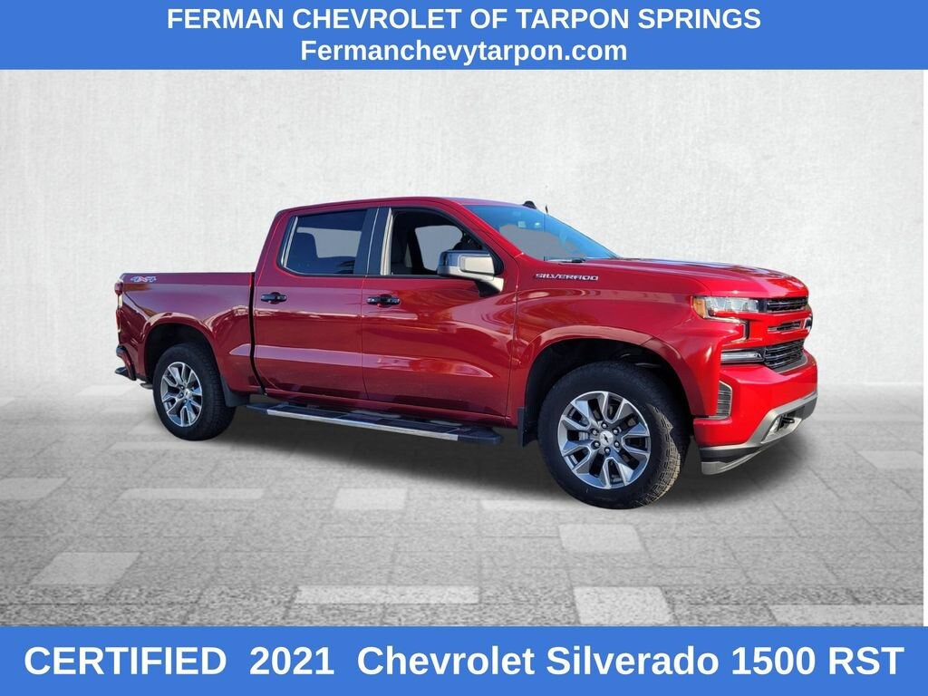 Certified 2021 Chevrolet Silverado 1500 RST Truck Crew Cab