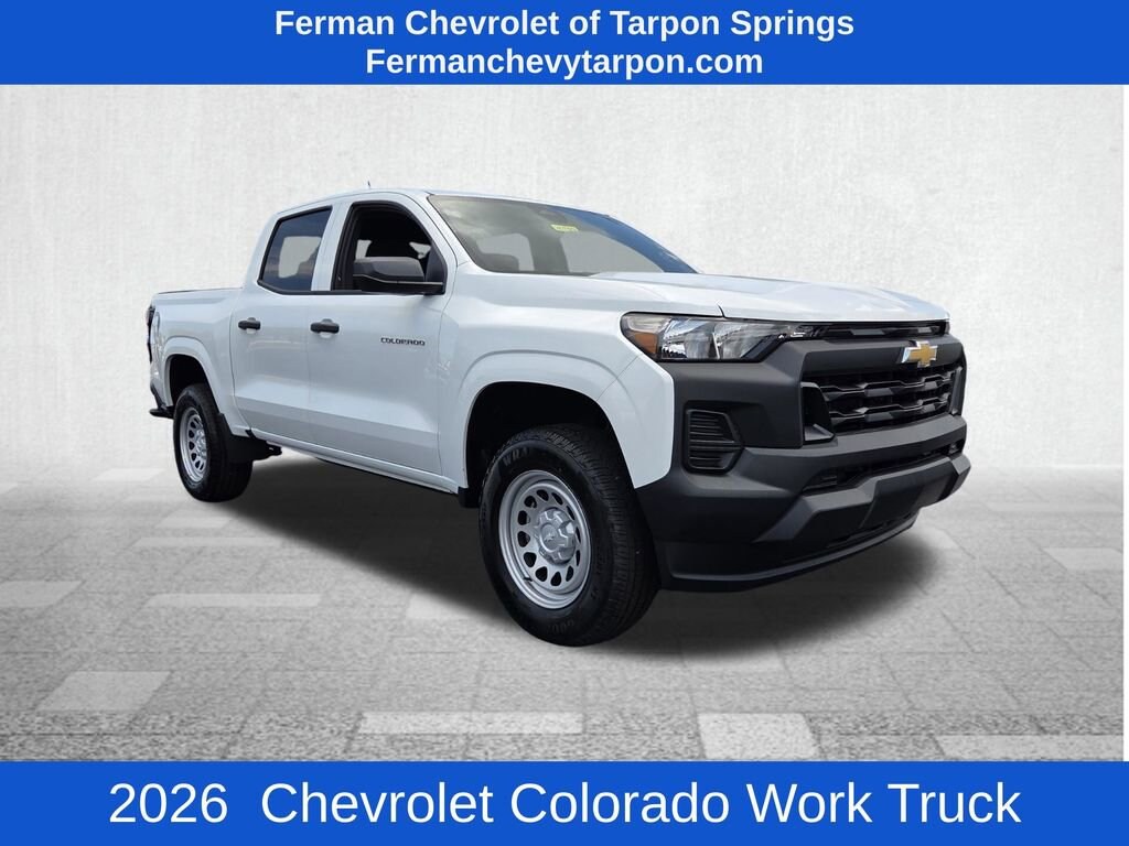 New 2026 Chevrolet Colorado WT Truck Crew Cab