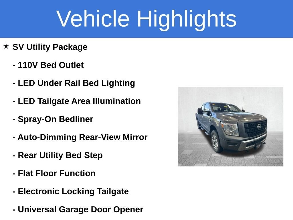 Certified 2021 Nissan Titan XD SV Truck Crew Cab