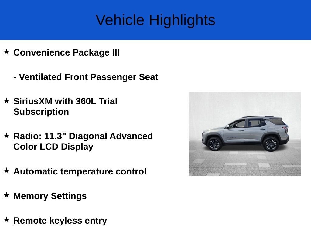 New 2026 Chevrolet Equinox ACTIV SUV
