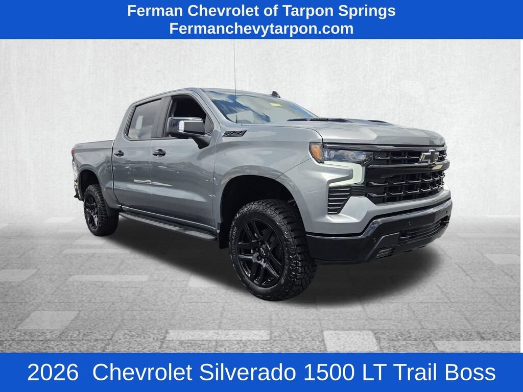 New 2026 Chevrolet Silverado 1500 LT Trail Boss Truck Crew Cab