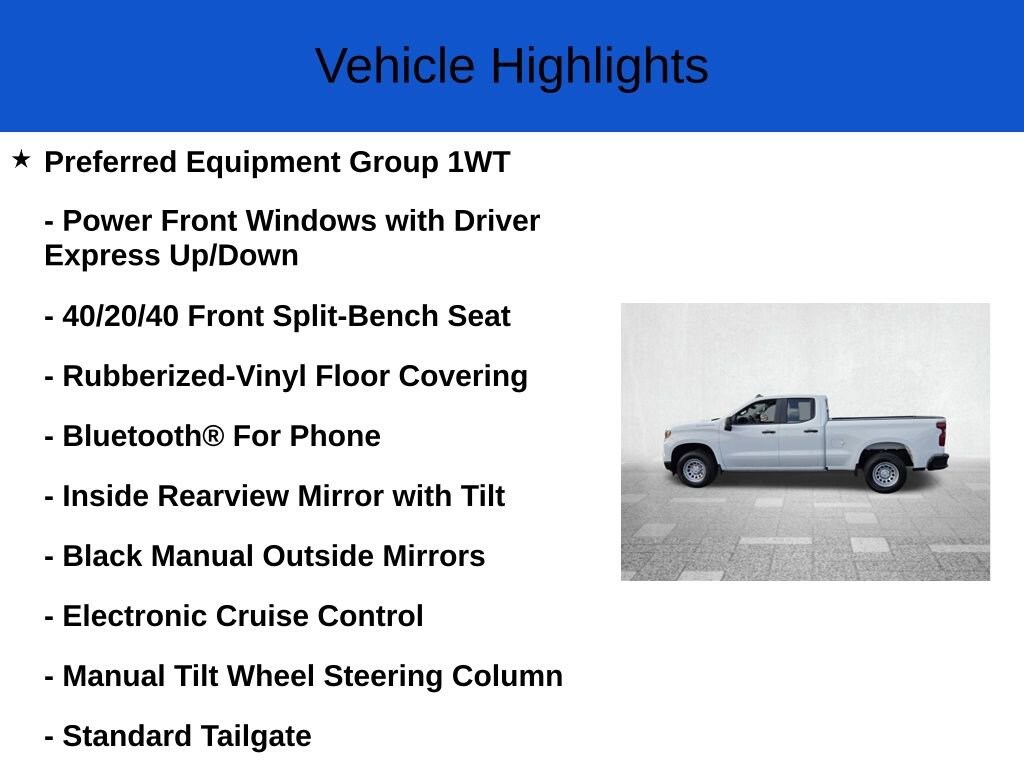 New 2026 Chevrolet Silverado 1500 Work Truck Truck Double Cab