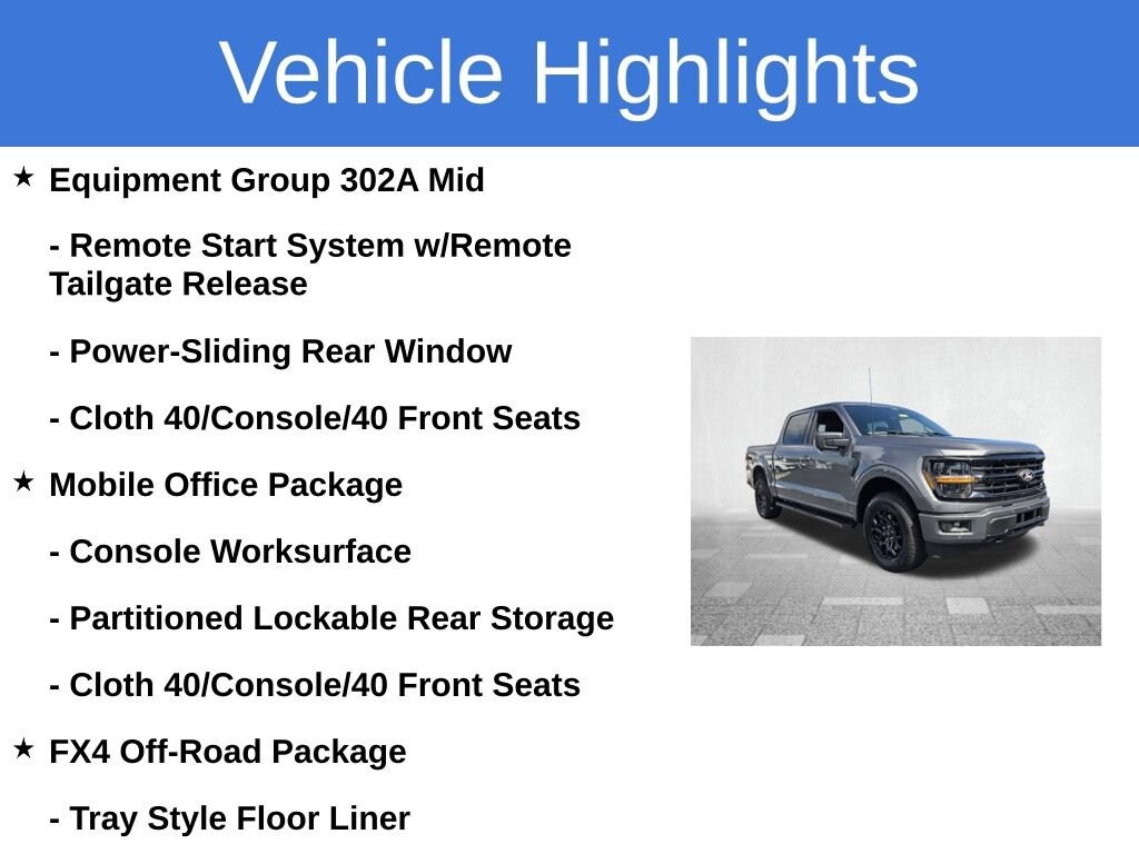 Certified 2024 Ford F-150 XLT Truck SuperCrew Cab
