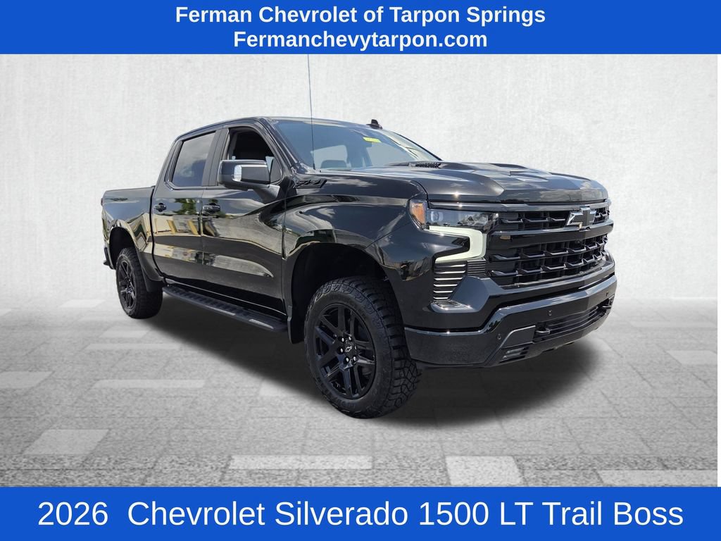 New 2026 Chevrolet Silverado 1500 LT Trail Boss Truck Crew Cab