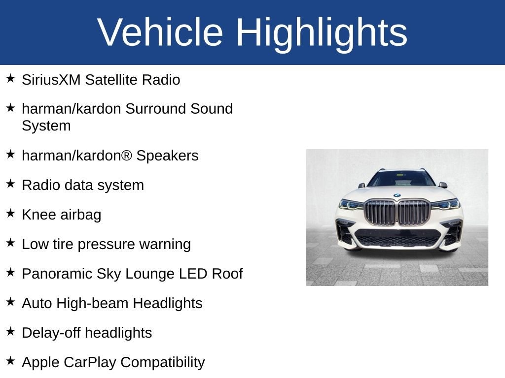 Used 2020 BMW X7 M50i SUV