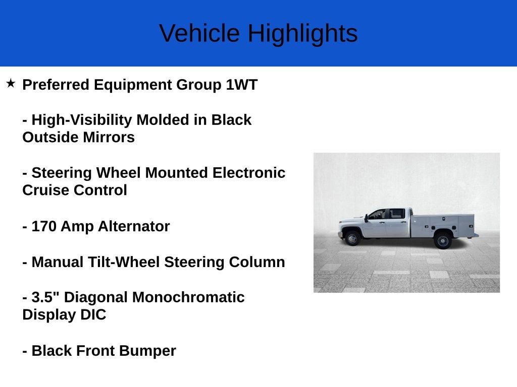 New 2026 Chevrolet Silverado 3500 HD Chassis Work Truck Truck Crew Cab