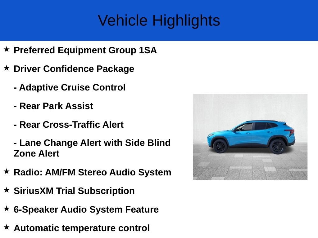 New 2025 Chevrolet Trax ACTIV SUV