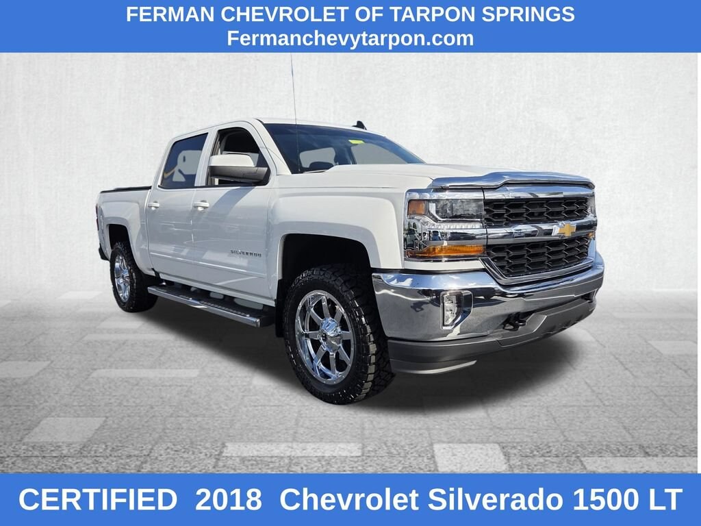 Certified 2018 Chevrolet Silverado 1500 LT w/1LT Truck Crew Cab