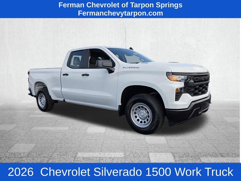 New 2026 Chevrolet Silverado 1500 Work Truck Truck Double Cab