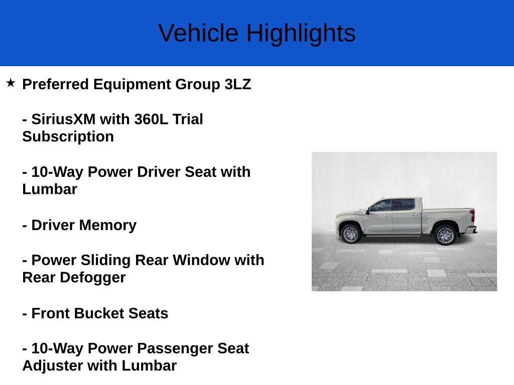 New 2026 Chevrolet Silverado 1500 High Country Truck Crew Cab