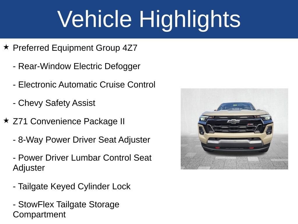 Used 2023 Chevrolet Colorado Z71 Truck Crew Cab