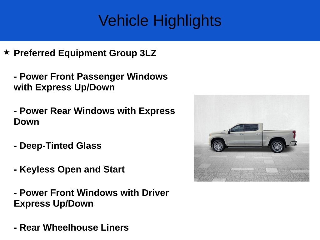 New 2026 Chevrolet Silverado 1500 High Country Truck Crew Cab