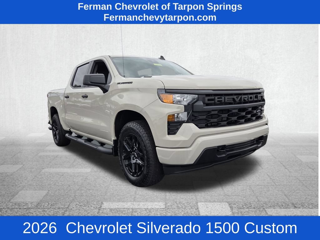 New 2026 Chevrolet Silverado 1500 Custom Truck Crew Cab