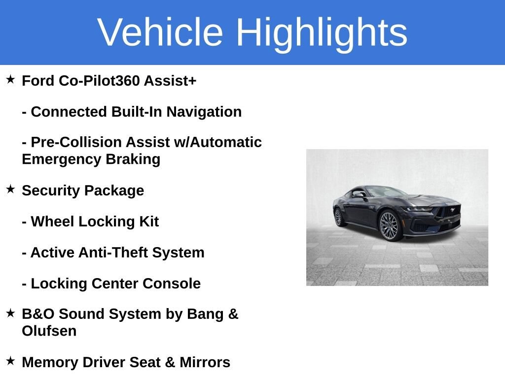 Certified 2024 Ford Mustang Coupe