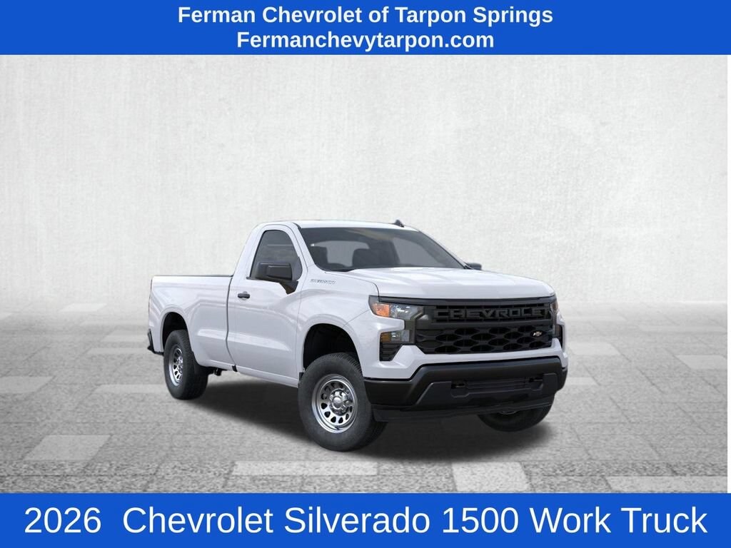 New 2026 Chevrolet Silverado 1500 Work Truck Truck Regular Cab